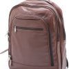 Brown Leather Backpack: Hawera