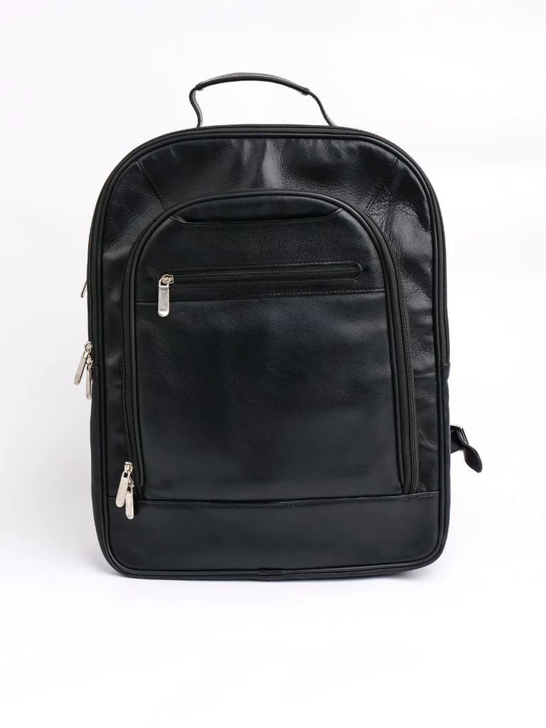 Black Leather Backpack: Coroglen