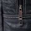 Black Leather Backpack: Luggate - Image 4