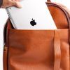 Tan Brown Leather Backpack: Sheffield - Image 4