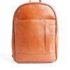 Tan Brown Leather Backpack: Sheffield