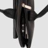 Slim Black Leather Laptop Bag: Masterton - Image 2