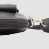 Slim Black Leather Laptop Bag: Masterton - Image 4